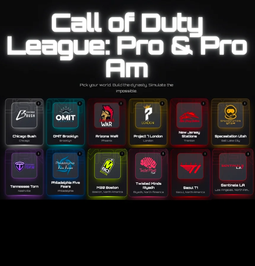 Call of Duty League: Pro & Pro Am cover art